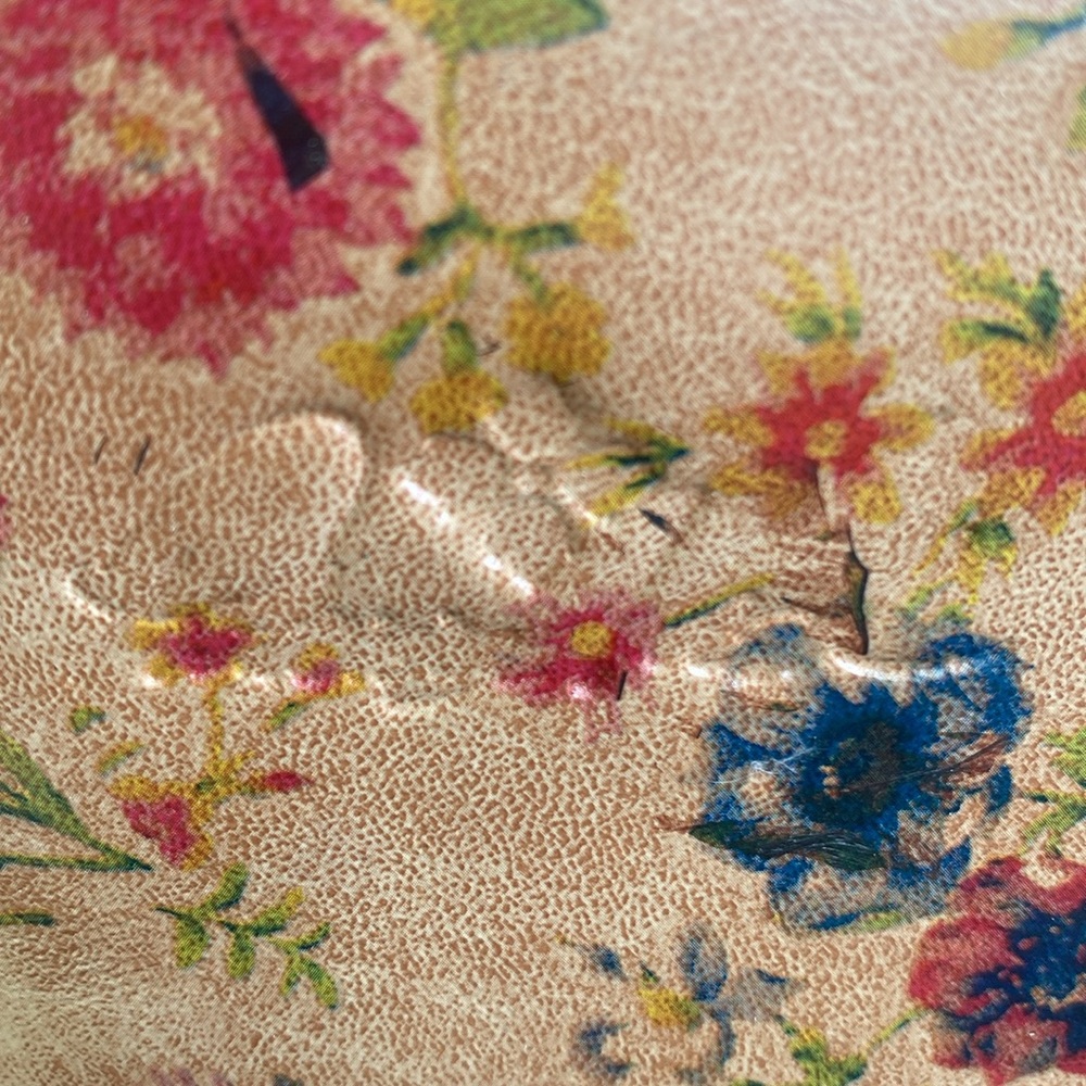 Patricia Nash Tan Floral Leather Wallet - Picture 7 of 11